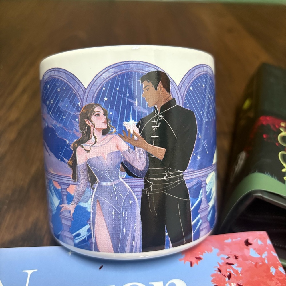 Fairyloot a court of mist and fury starfall ceramic mug